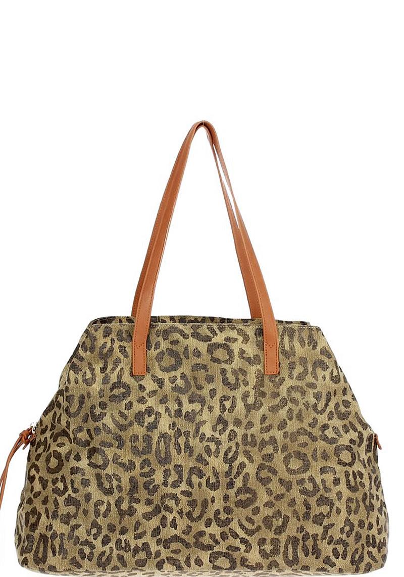 TRIPLE COMPARTMENT WEEKENDER TOTE BAG