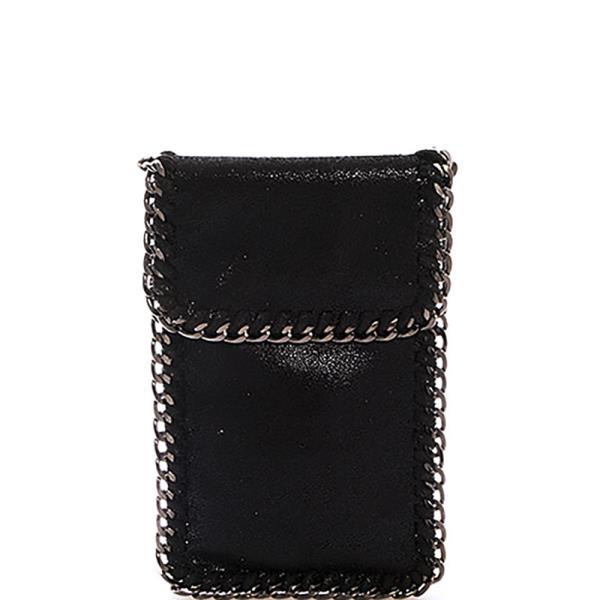 FASHION CUTE CHAIN AROUND FLAPOVER CROSSBODY CELLPHONE CASE