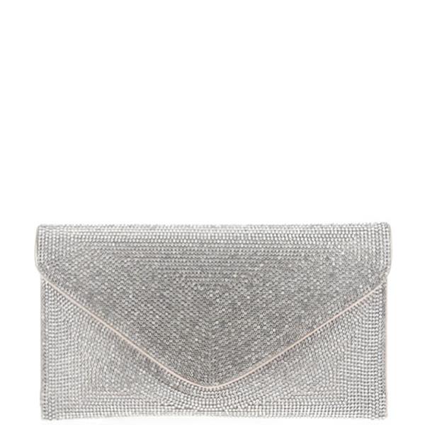 FULL CRYSTAL ENVELOP EVENING CLUTCH BAG