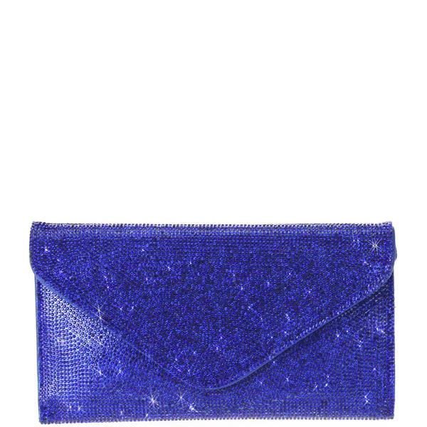 FULL CRYSTAL ENVELOP EVENING CLUTCH BAG