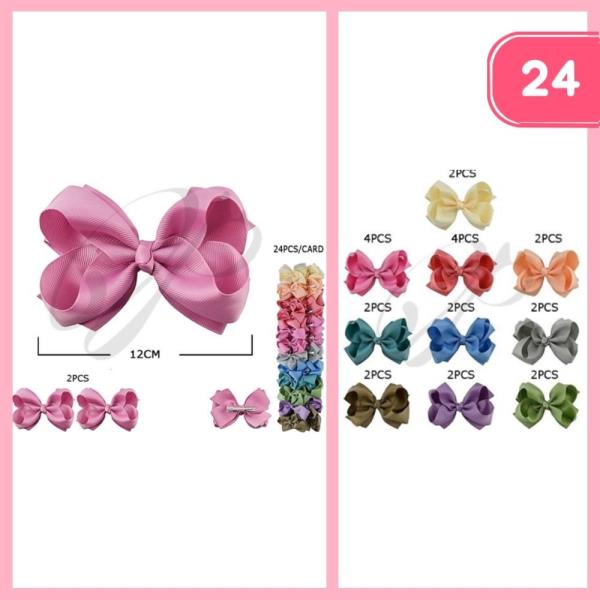 RIBBON PIN BOW(24 UNITS)