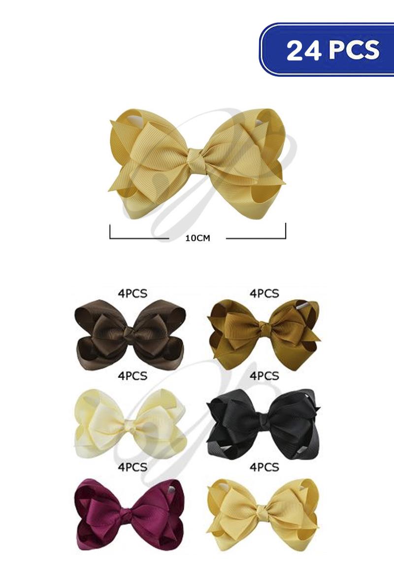 FASHION RIBBON PIN BOW(24 UNITS)
