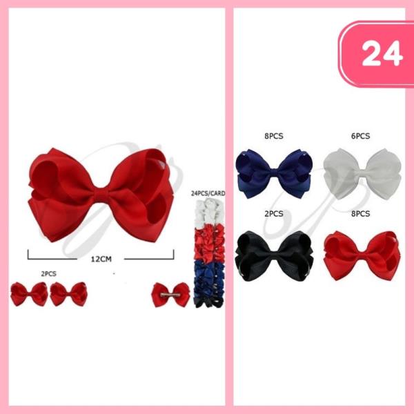 RIBBON PIN BOW (24 UNITS)
