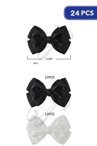FASHION RIBBON HAIR BOW  (24 UNITS)