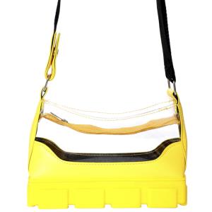 FASHION CLEAR TONE DESIGN CROSSBODY BAG