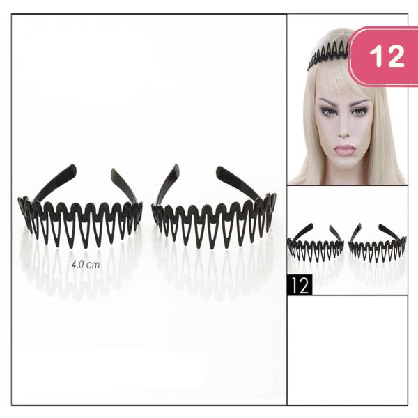 FASHION ZIG ZAG HEADBAND (12 UNITS)