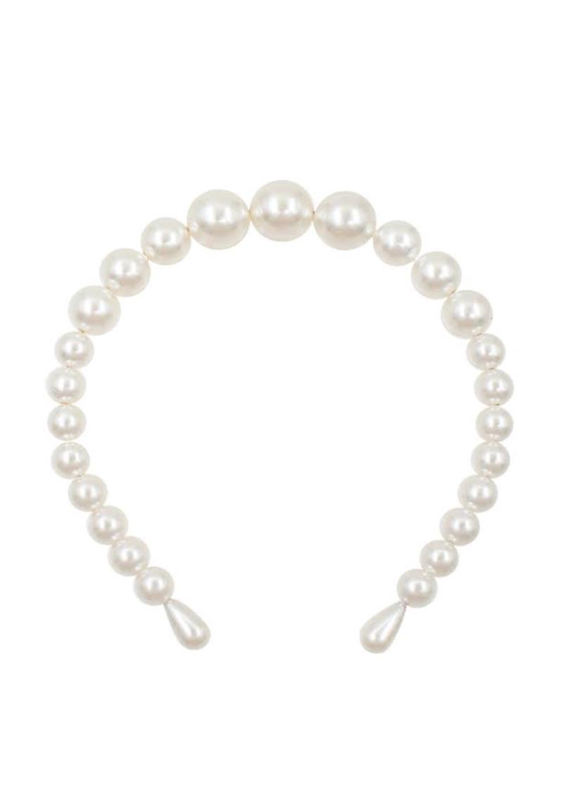 BASIC PEARL LINE FASHION HEADBAND - 12PC