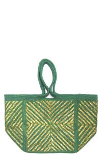 FASHION PATTERN STRAW TOTE BAG