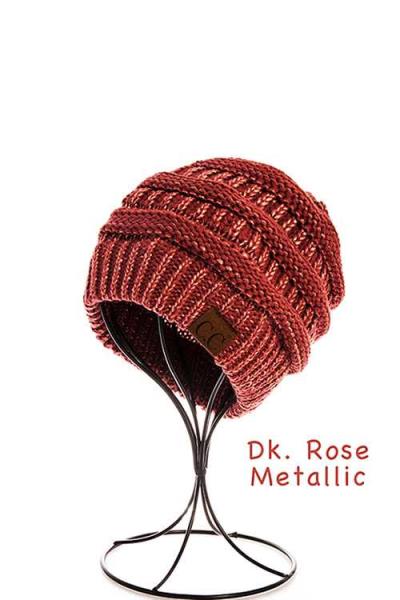 CC BEANIE HAT - METALLIC COLOR