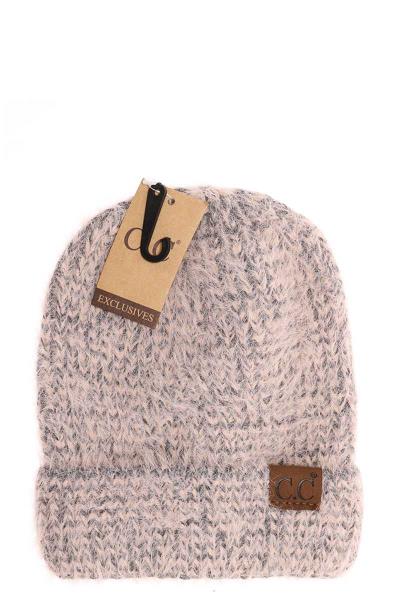 CC FUZZY TWO TONE BEANIE