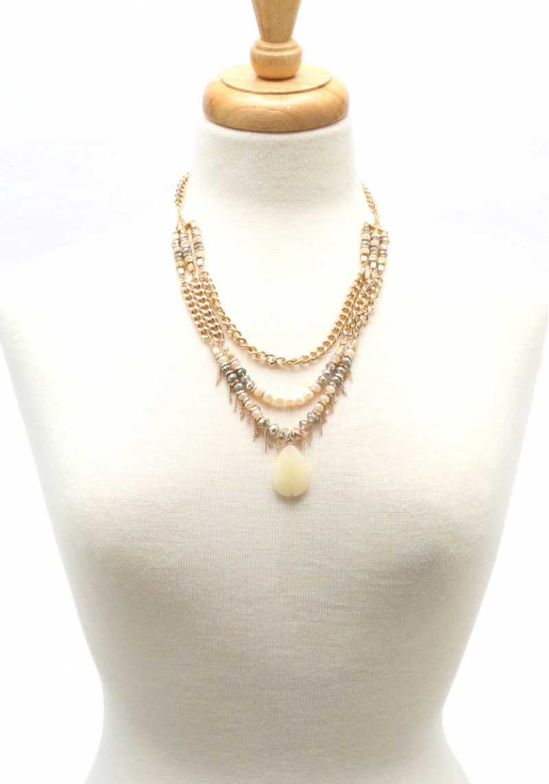 FASHION MULTI CHAIN CHIC NECKLACE