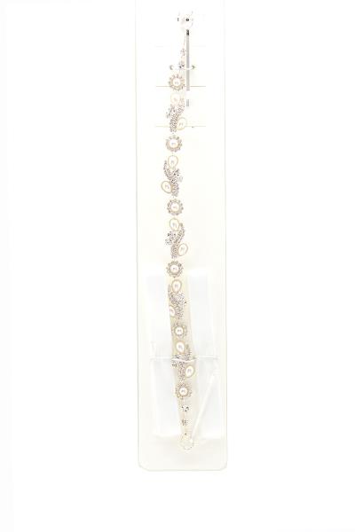 TEARDROP PEARL RHINESTONE HAIR TIE