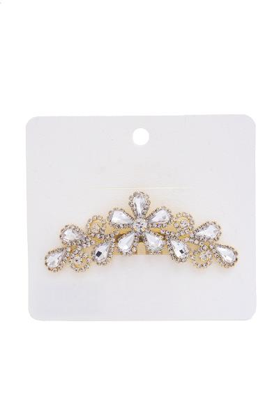 FLOWER RHINESTONE HAIR PIECE