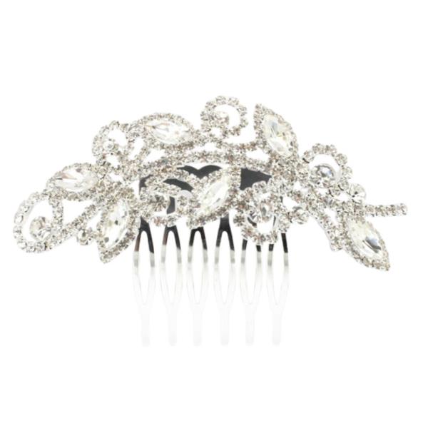 MARQUISE SHAPE RHINESTONE HAIR COMB