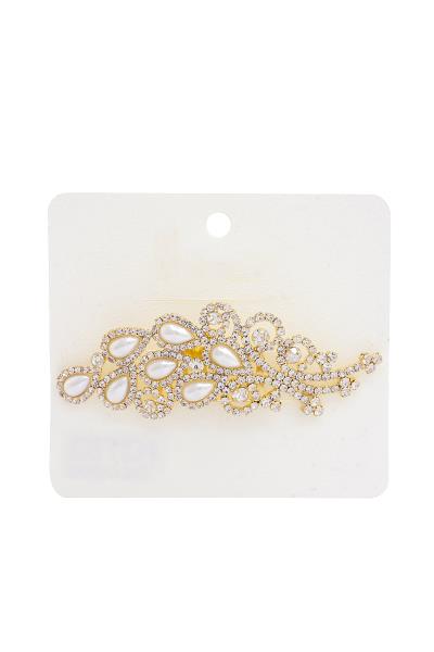 PEARL RHINESTONE HAIR COMB