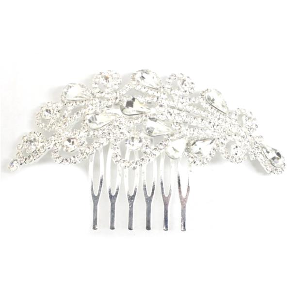 TEARDROP RHINESTONE HAIR COMB