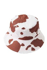 COW PRINT BUCKET HAT