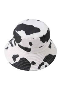 COW PRINT BUCKET HAT