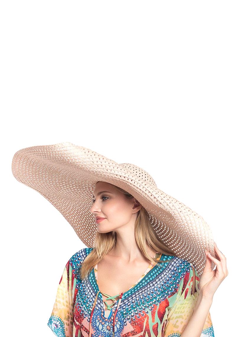 STRAW WIDE BRIM SUN HAT