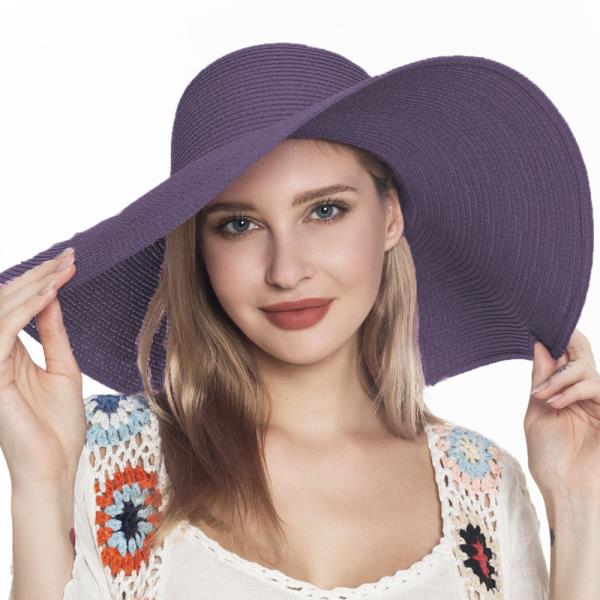 STRAW FLOPPY SUN HAT