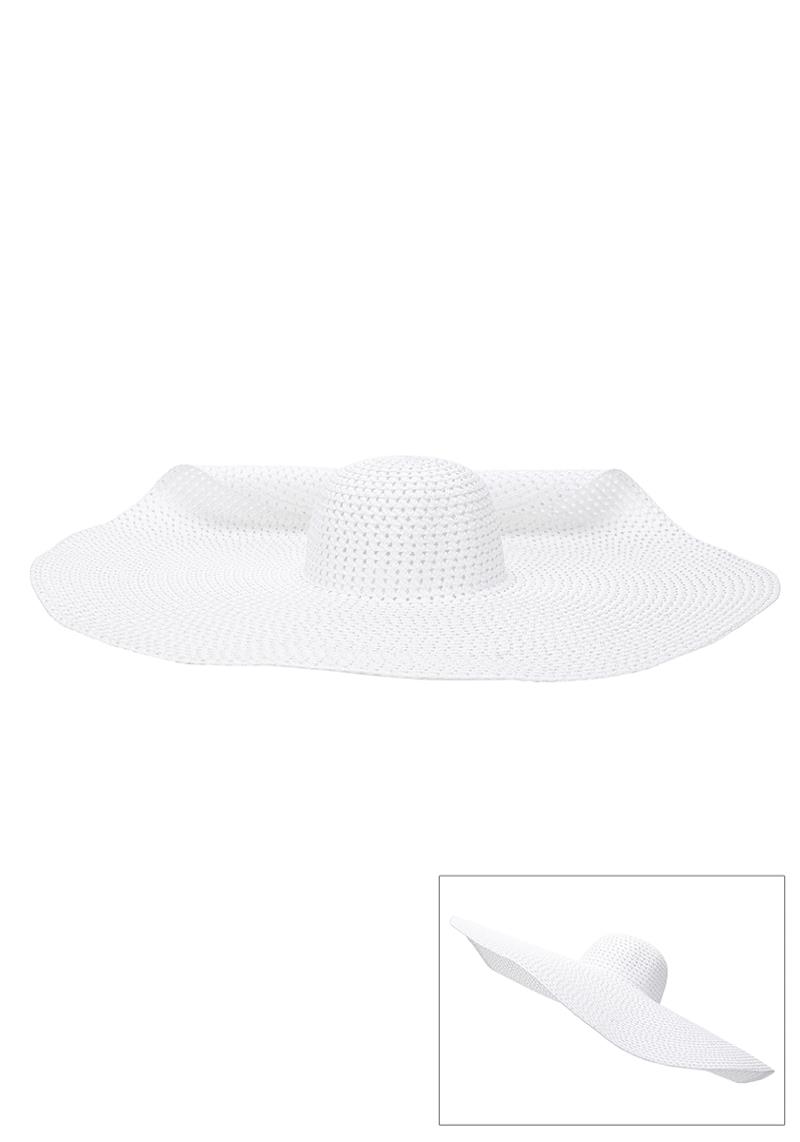 FASHION WIDE STRAW SUN HAT