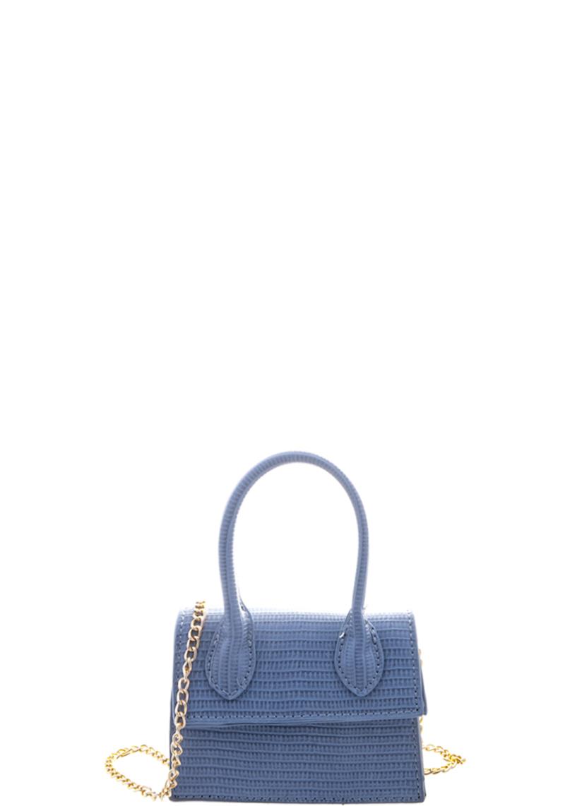 MINI CUTE PATTERNED DESIGN WITH HANDLE CROSSBODY BAG