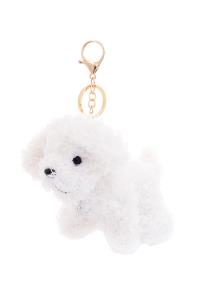 DOG PLUSH KEYCHAIN