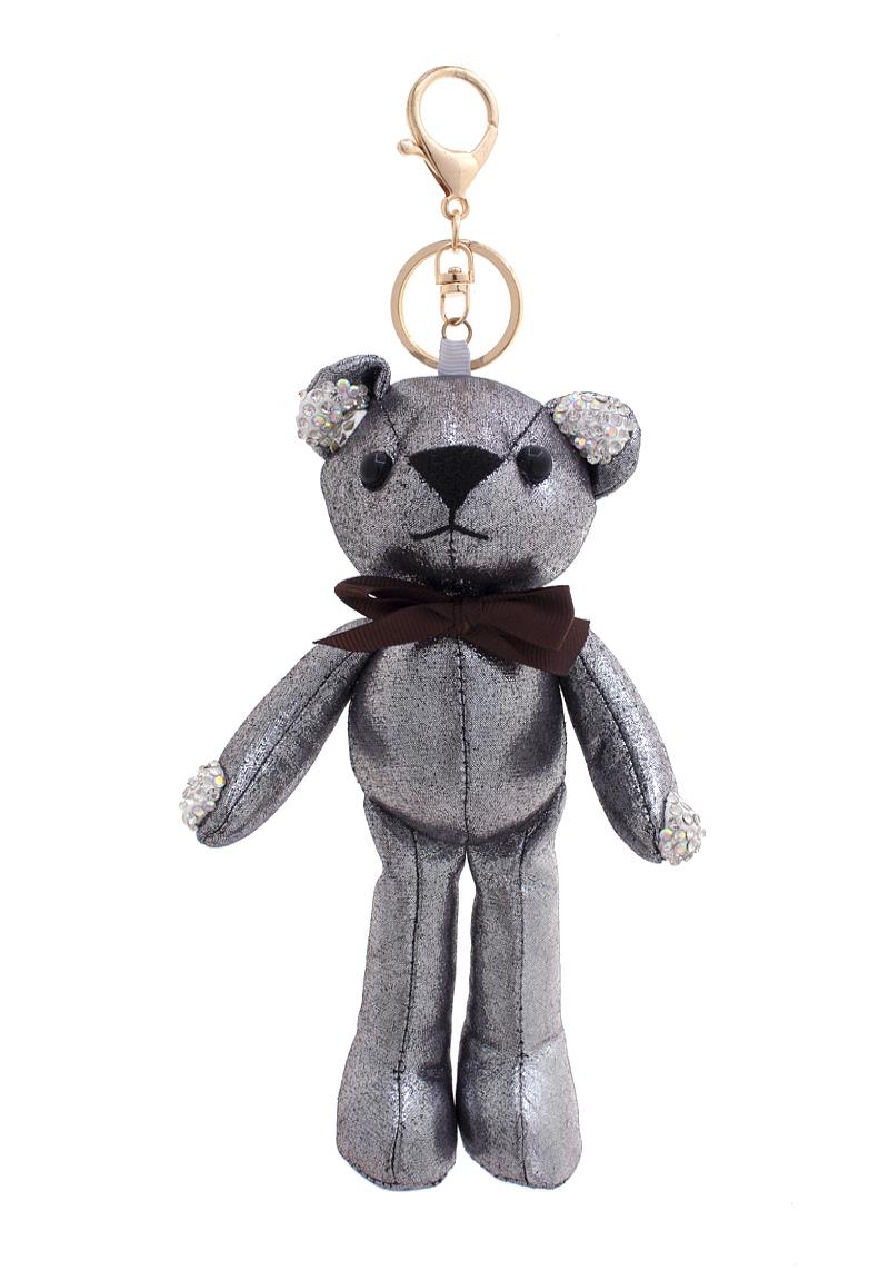 Fashion Glossy Bear Doll Keychain.