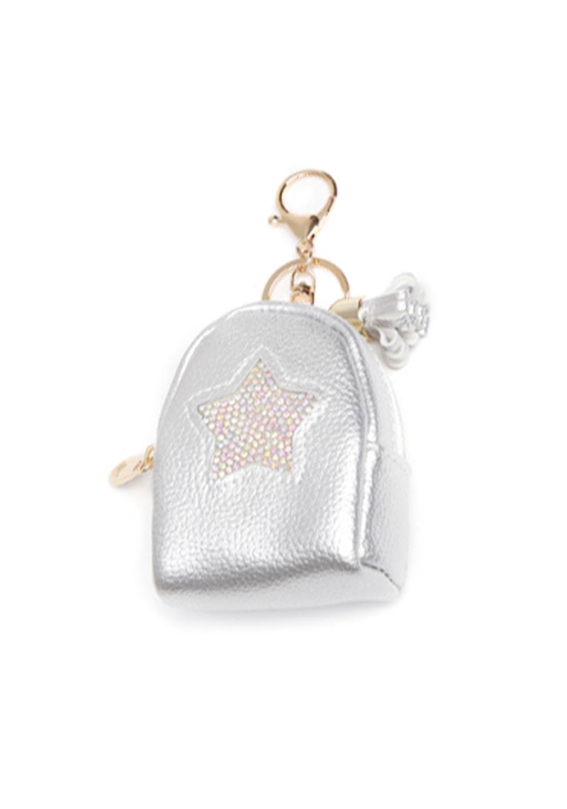 RHINESTONE STAR MINI BACKPACK KEY CHAIN