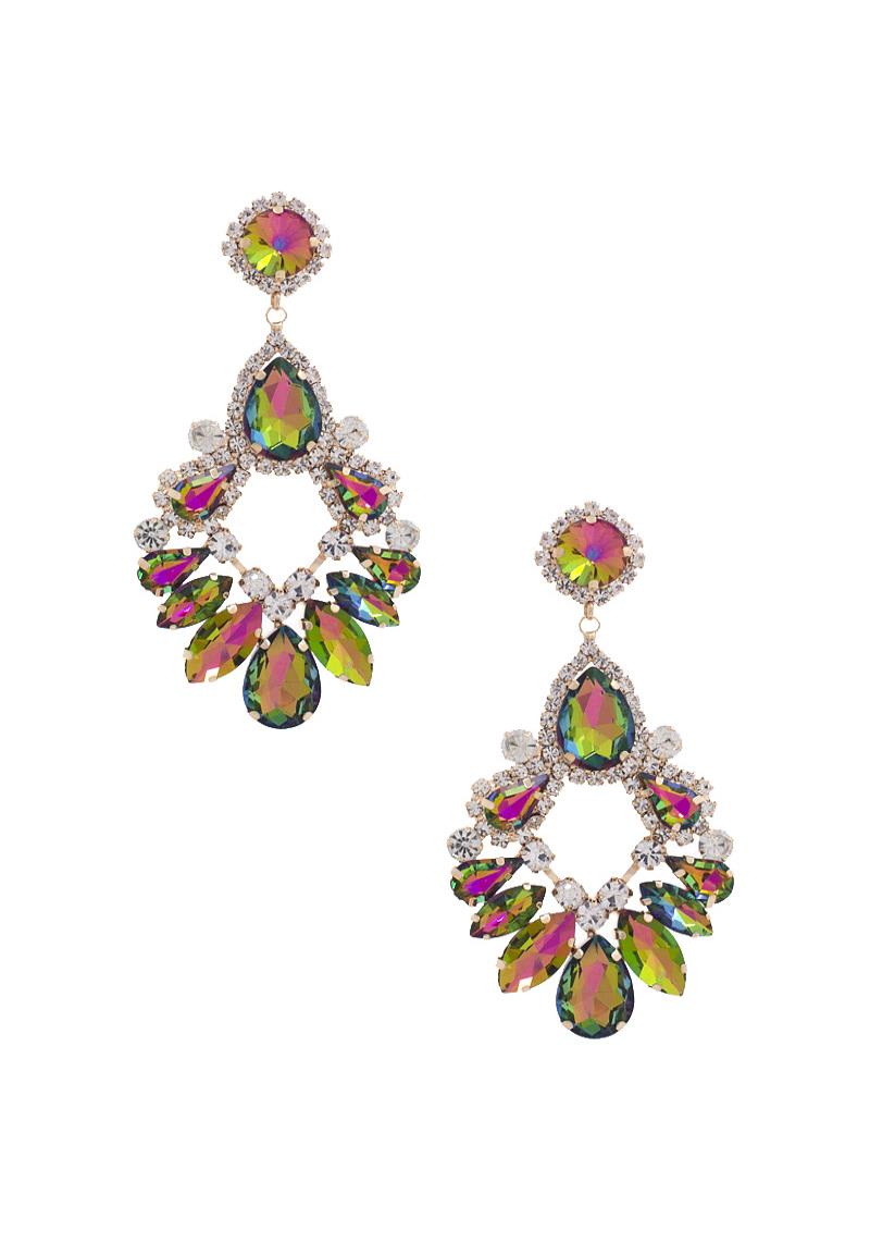 CRYSTAL STONE DANGLE EARRING