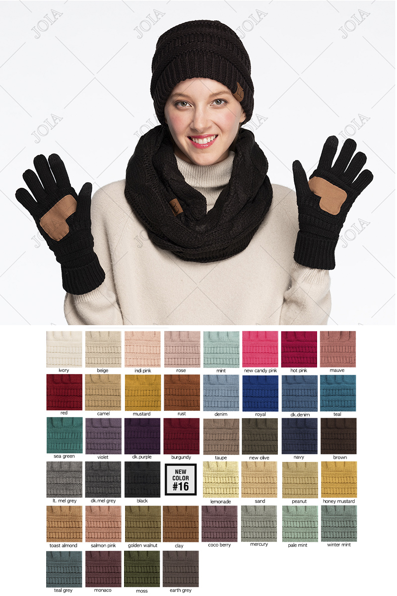 SOLID COLOR FASHION CC GLOVES