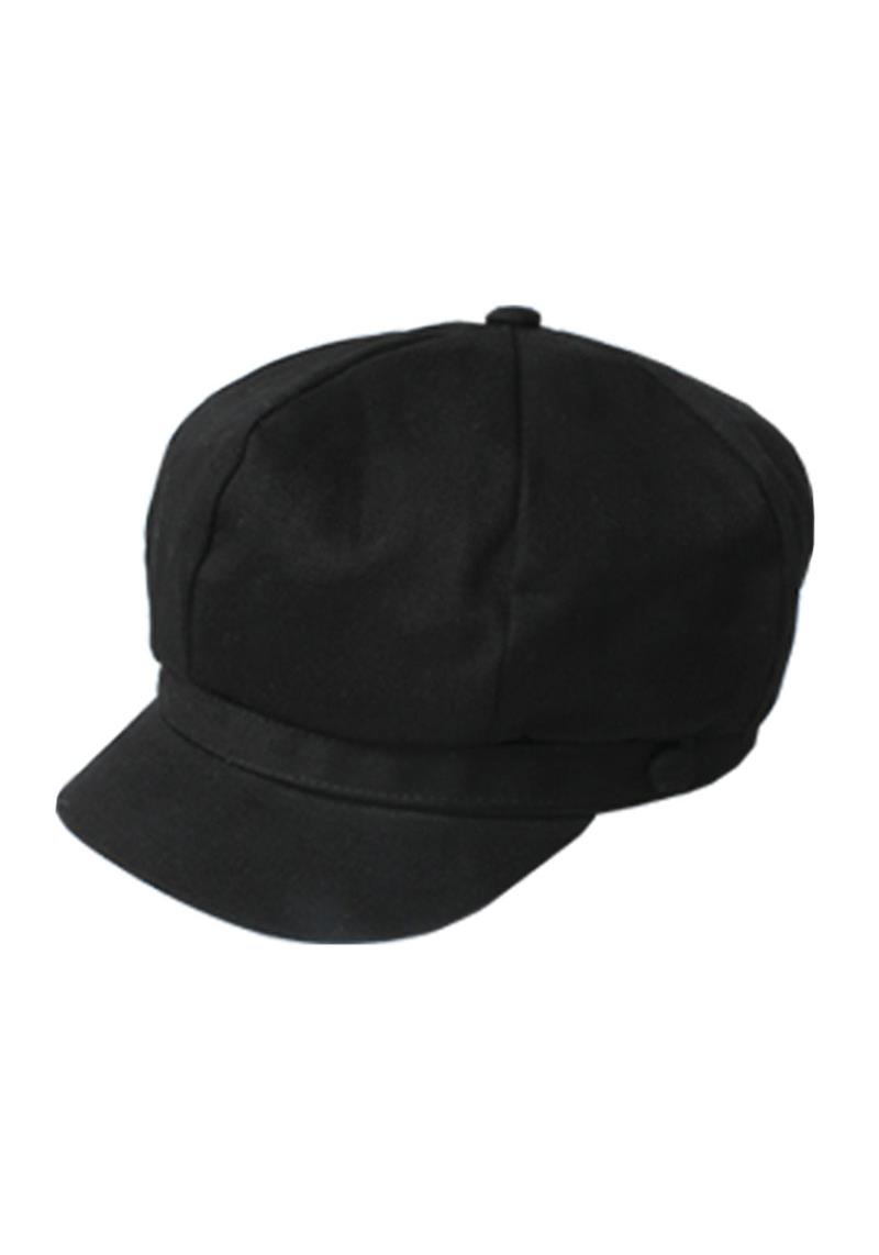 SOLID COTTON CABBIE WITH SELF BAND