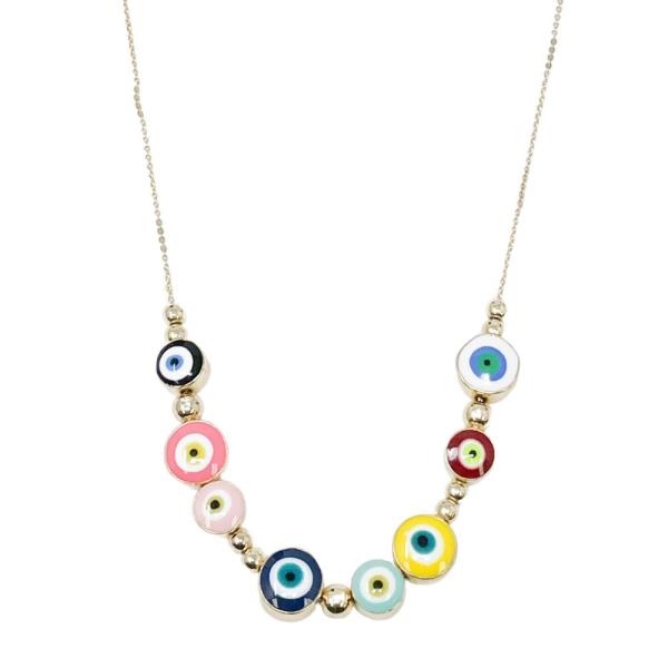 EVIL EYE STATION NECKLACE