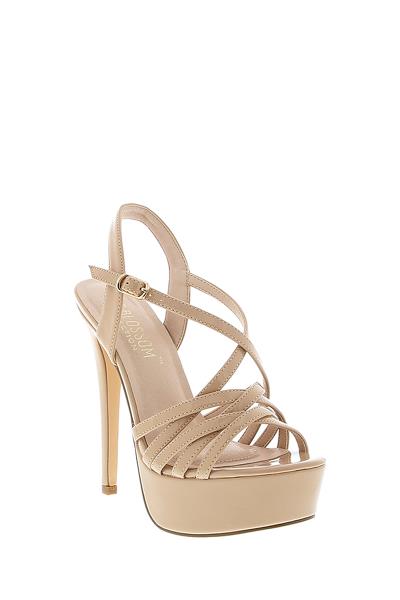 MULTI STRAP BUCKLE HIGH POINTY HEEL