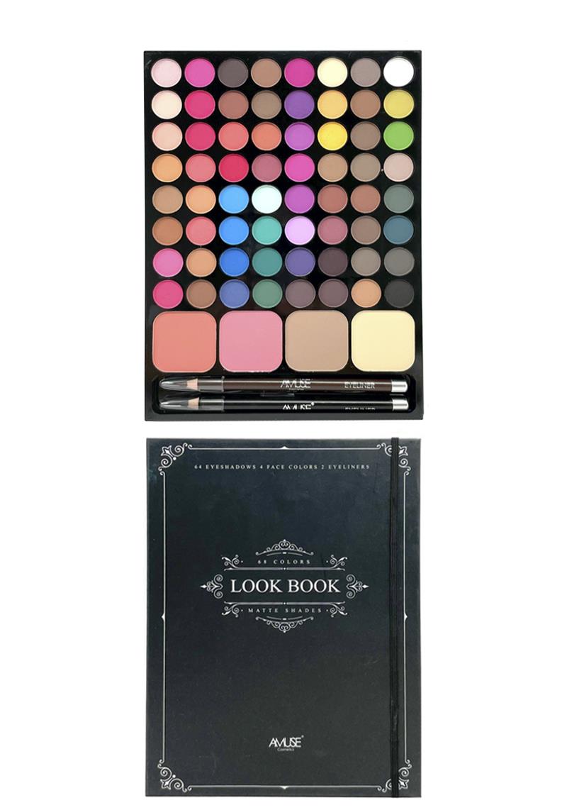 AMUSE COSMETIC LOOK BOOK SHIMMER EYESHADOW PALETTE