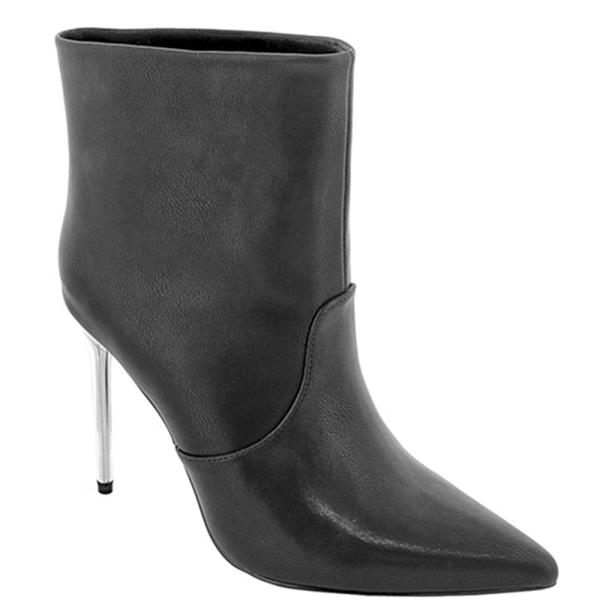 FASHION PLAIN BOOTIE POINTY HEEL 12 PAIRS