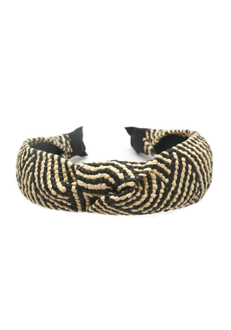 STRAW MID KNOT HEADBAND