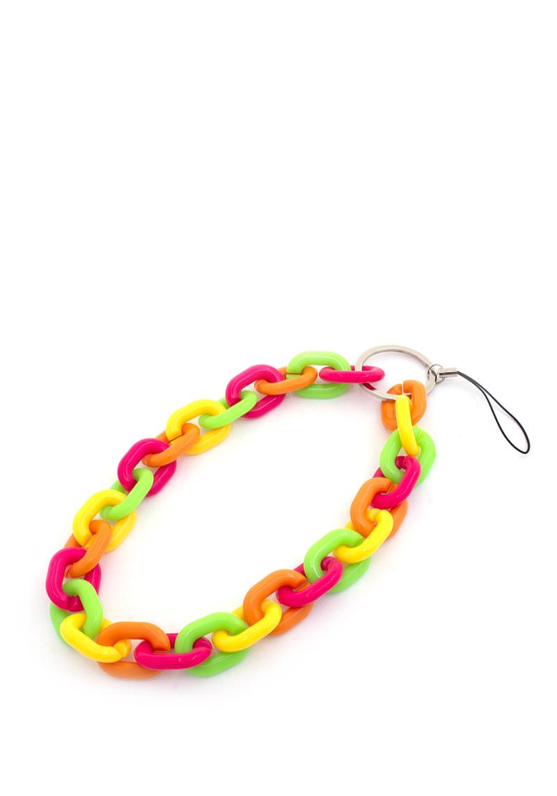COLORFUL OVAL LINK PHONE STRAP