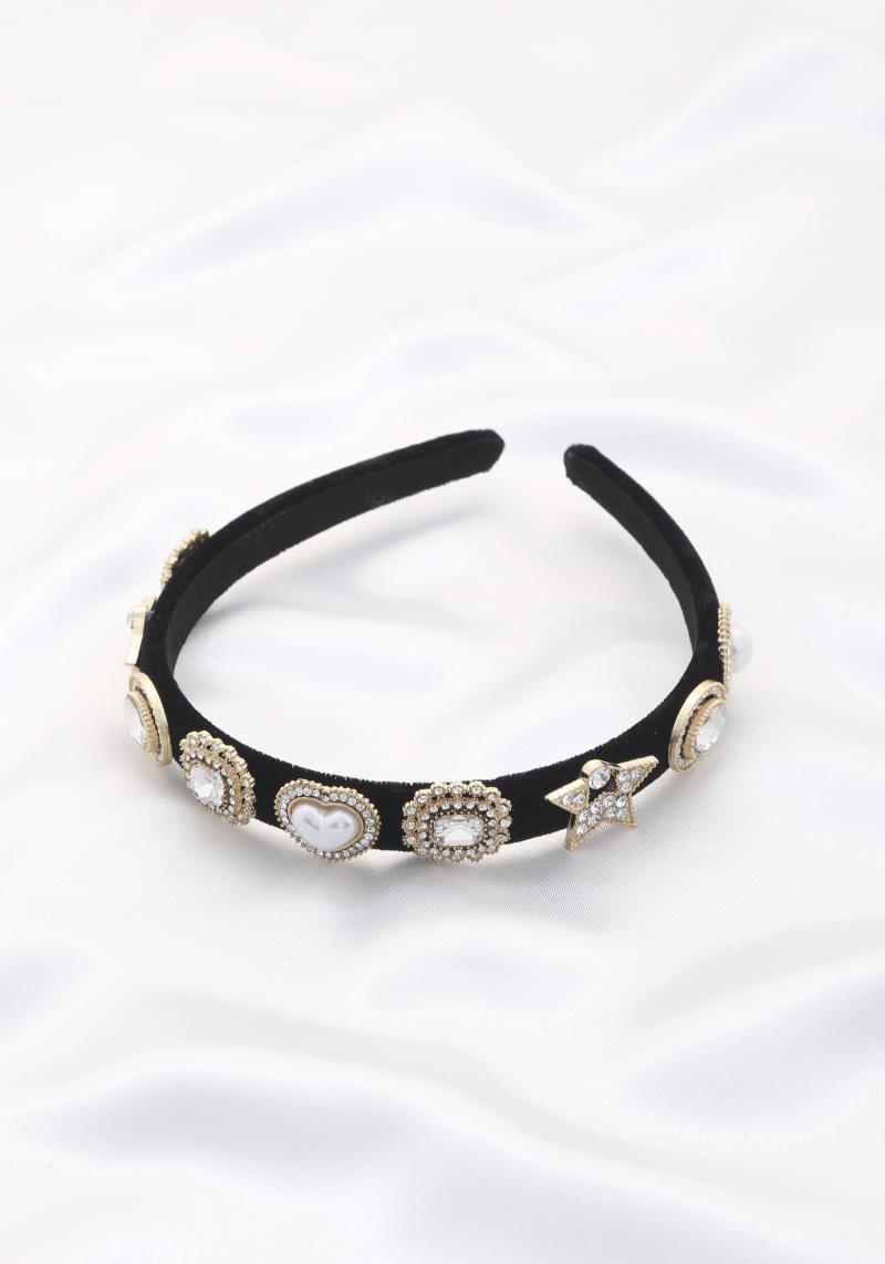 HEART STAR CRYSTAL HEADBAND