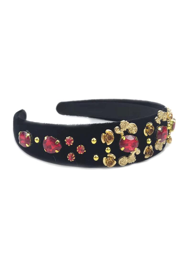 EMBELLISHED CRYSTAL STONE HEADBAND