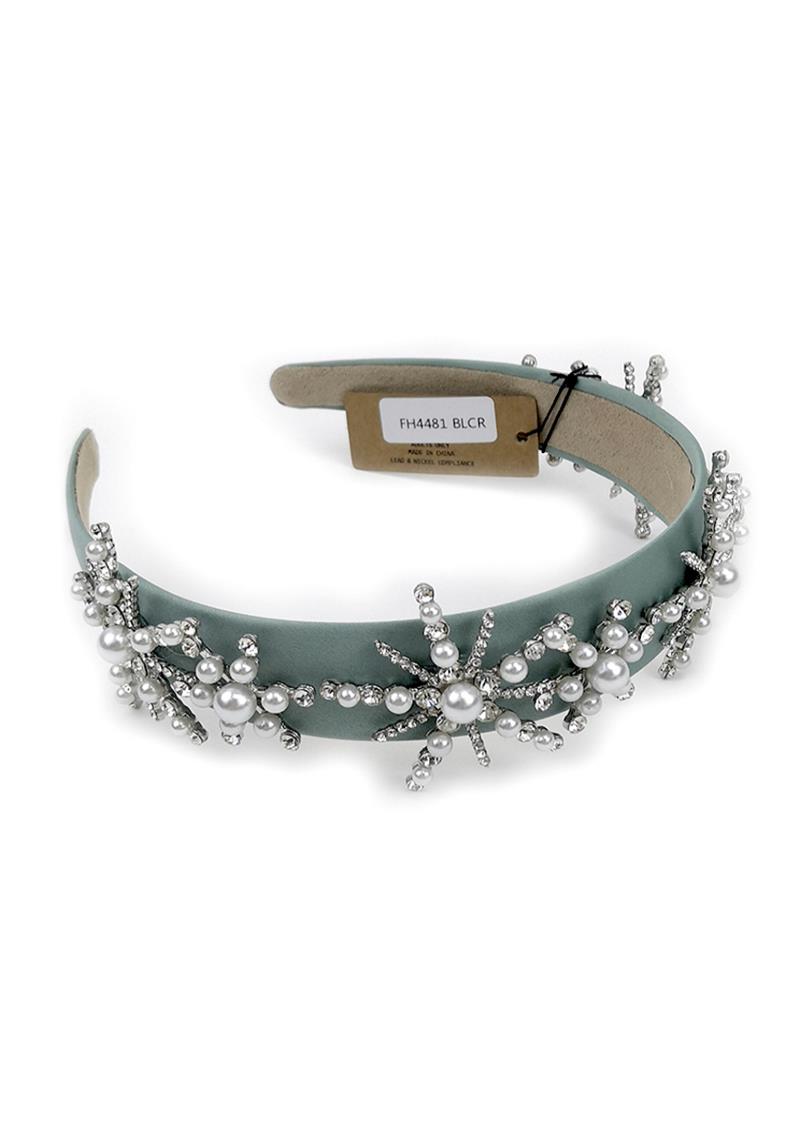 EMBELLISHED PEARL HEADBAND