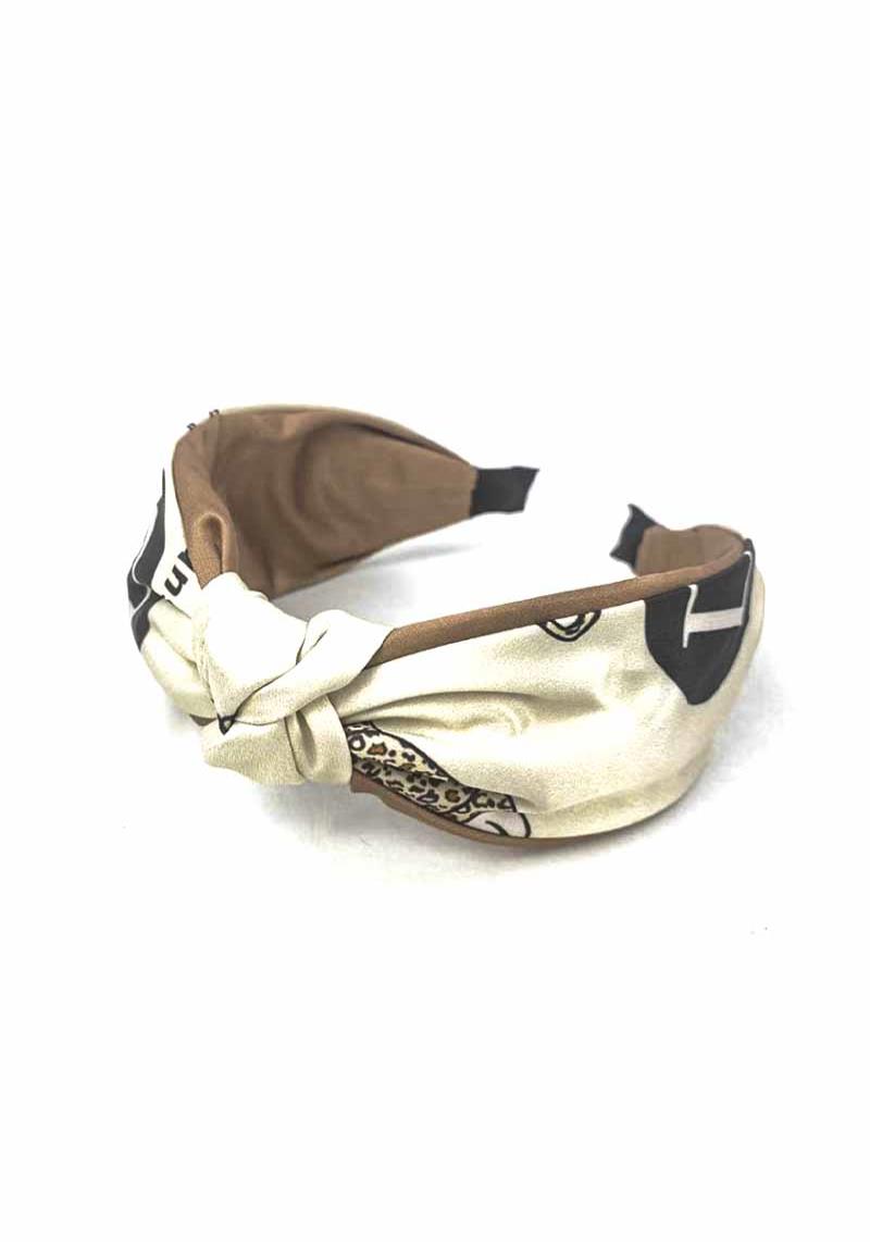 FASHION SATIN MID KNOT HEADBAND