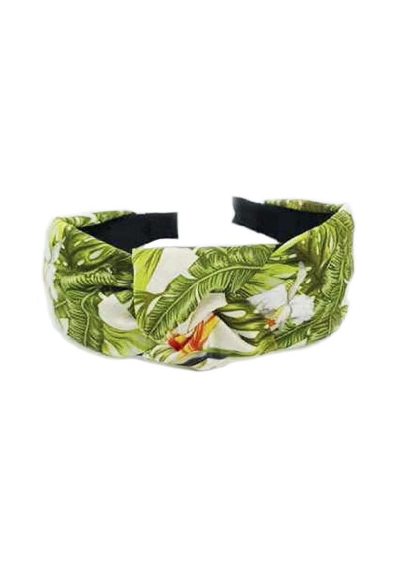 FASHION FLORAL PRINT MID KNOT HEADBAND