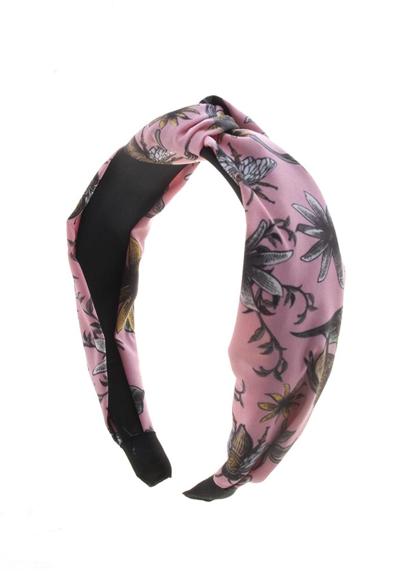 FLORAL PRINT MID KNOT HEADBAND