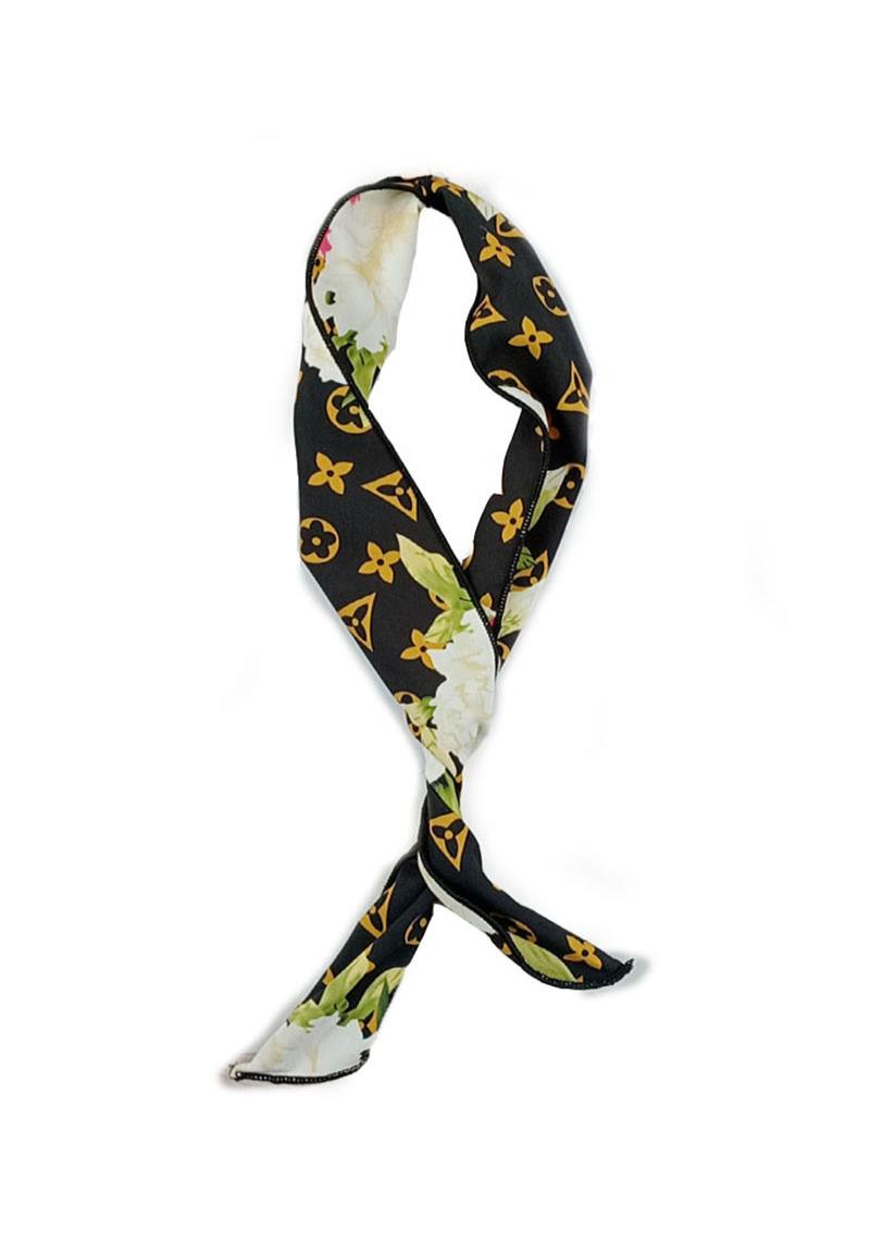 TWISTABLE WIRE FLORAL SILKY HAIR HEADBAND