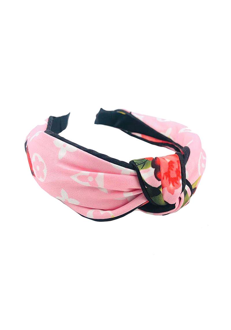 STYLISH FLORAL KNOT HEADBAND
