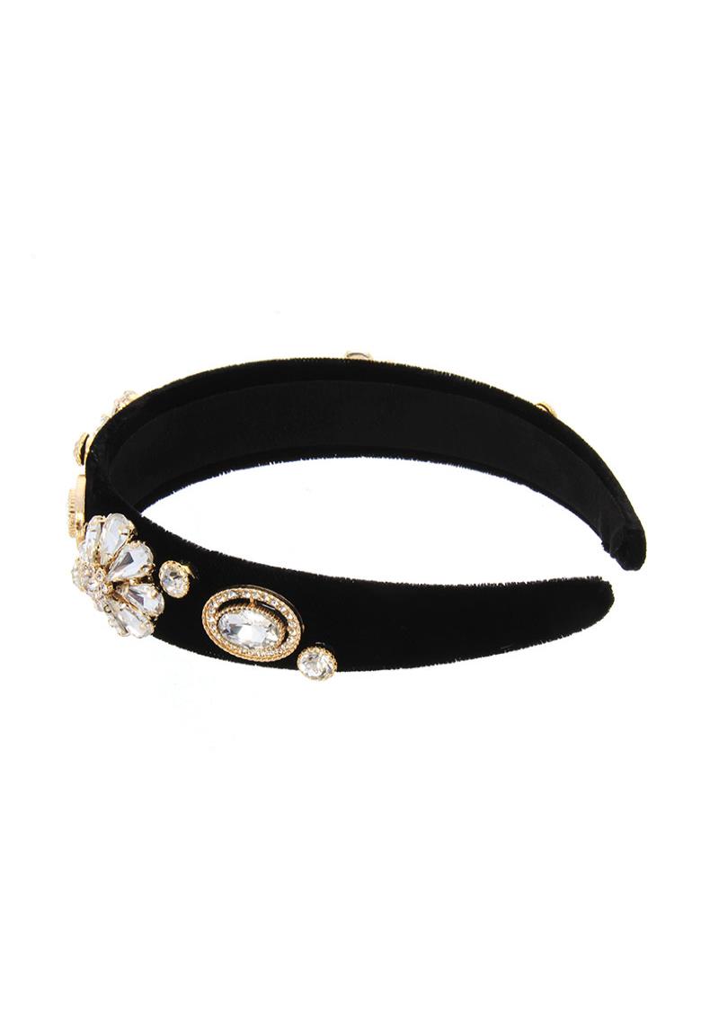 HOT TRENDY MULTI RHINESTONE HEAD BAND