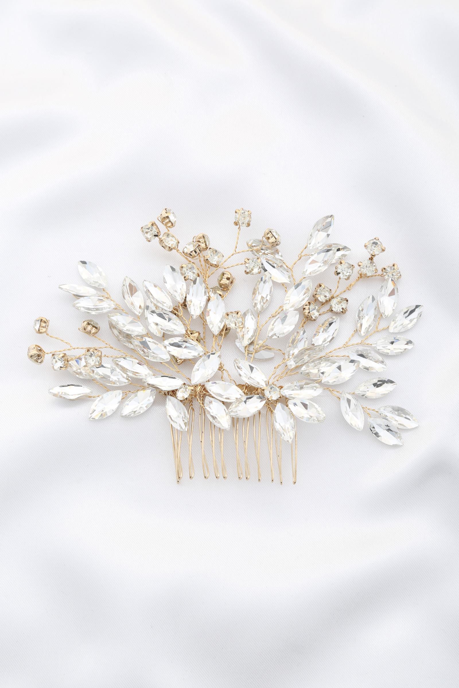 MARQUISE CRYSTAL BRIDAL HAIR COMB