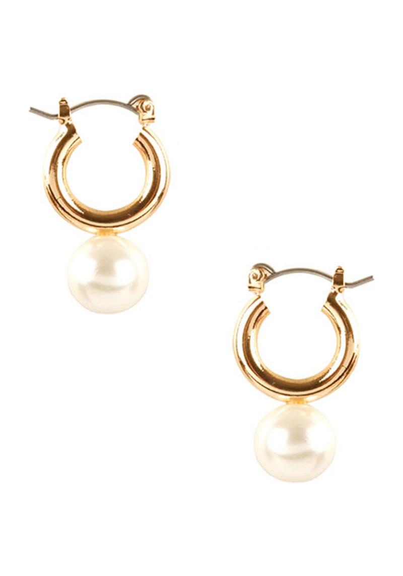 PEARL METAL HUGGIE EARRING