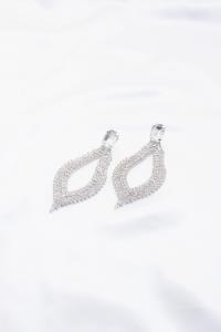 RHINESTONE DANGLE EARRING